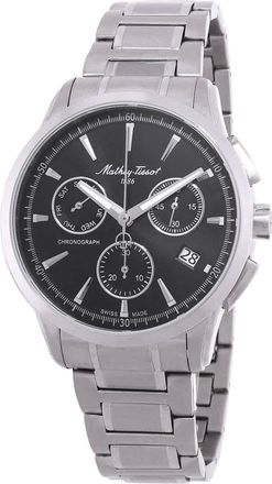 Mathey-Tissot Lancelot Chronograph Quartz Black Dial Mens Watch H198CHAN