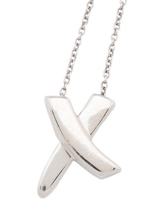 Tiffany & Co. Paloma Picasso Silver Graffiti X Necklace (Authentic Pre-Loved)