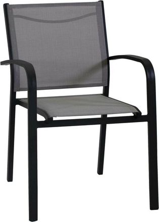 Vacchetti Vacchetti - Silla apilable de aluminio Sullivan Antracita