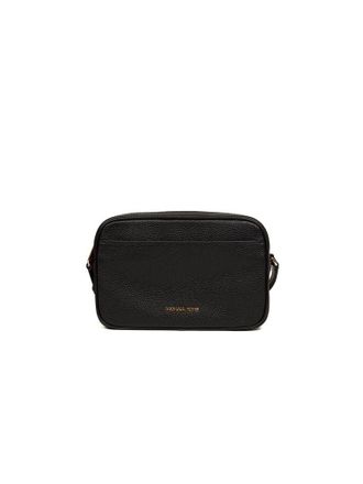 Michael Kors Leather Crossbody Bag - Black