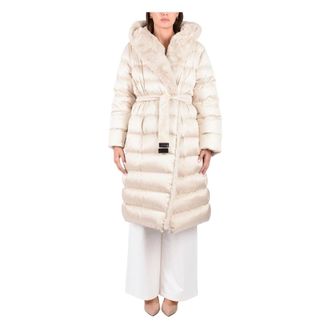 Max Mara Piumino lungo Mtcmedusa - Dames - Mantels - Beige - Maat: S