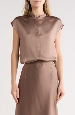 Vince Satin Shell Tank in Desert Wind at Nordstrom Rack, Size X-Small