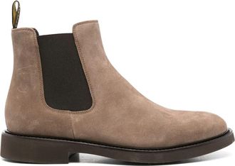 Doucal's Pull-on Suede Chelsea Boots