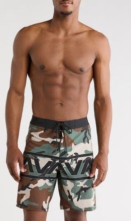Rvca VA Camo Swim Trunks in Camo Band at Nordstrom Rack, Size 28
