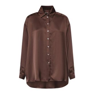 ottod'Ame Camicia in viscosa - - Blouses & Shirts - Donna - Marrone - M