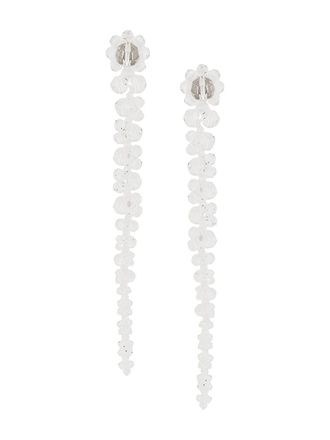 Simone Rocha beaded drop earrings - White