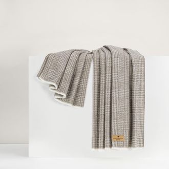 Lands Downunder Sutton Plaid Throw in Mink at Nordstrom