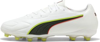 Puma Scarpe da calcio KING 20 MATCH FG/AG unisex, Scarpe, Bianco, 40.5