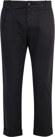 Original Vintage Blauwe Broek voor Mannen - Heren - Chinos - Blauw - L - Broeken