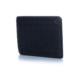 Bottega Veneta Pre-owned Mens intrecciato leather wallet in black - One Size