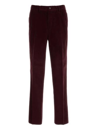 Fendi Pantaloni con logo - Rosso