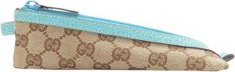 Gucci Pre-owned Pen Case - Dames - Vintage Accessoires - Bruin - ONE Size - Vintage