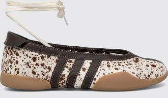 adidas Taekwondo Mei Leather Ballet Flats with Animal Print and Logo