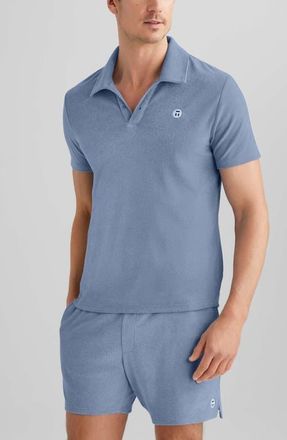 Tommy John Cabana Terry Polo in Rain Washed at Nordstrom, Size Xx-Large