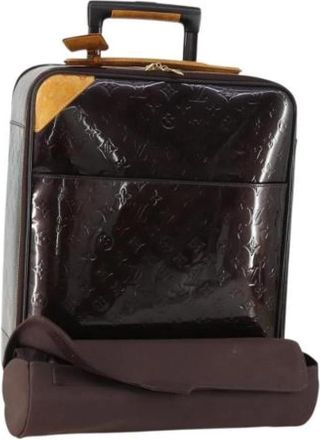 Louis Vuitton Pre-owned Weekendtas - Dames - Vintage Weekendtas - Paars - ONE Size - Leer - Vintage