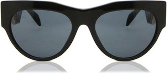 Versace VE4440U GB1/87 Womens Sunglasses Black Size 56
