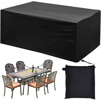 OEM Funda Para Muebles De Jard&iacute;n, Funda Para Mesa De Jard&iacute;n, Lona Impermeable De Poli&eacute;ster 210d Resistente A Los Rayos Uv Para Mesas, Sillas Y Sof&aacute;s De Ja