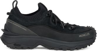 Moncler Womens Trainers With High Sole Black Polyurethane Sneaker