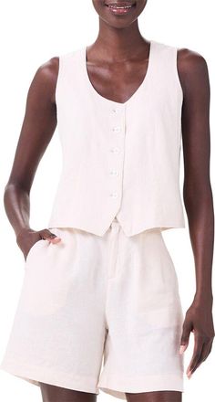 Nic+Zoe Nic+Zoe Rumba Linen-Blend Vest