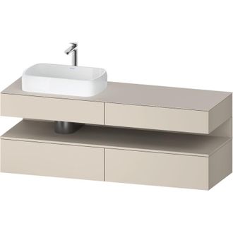 Duravit Qatego Consola Mueble Bajo Lavabo, 2 Extensiones, 2 - Duravit