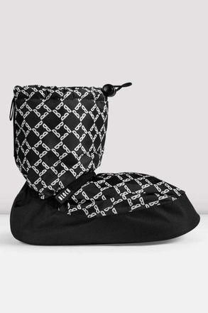 Bloch Adult Diamond B Print Warm Up Booties, Diamond B Print Nylon