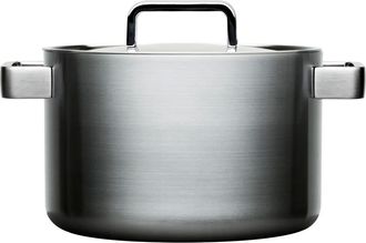 iittala Iittala - Tools hoher Topf mit Deckel Ø 22 cm, 5 Liter