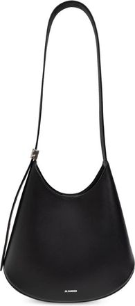 Jil Sander Shoulder Bag Eldorado Small - Dames - Schoudertassen - Zwart - ONE Size - Leer - Tassen