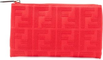 Fendi Pre-owned Clutches, female, Red, Size: ONE SIZE Pre-owned Pouch