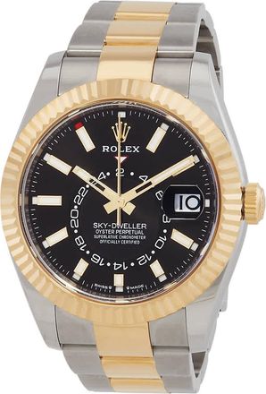 Rolex Sky-Dweller GMT Automatic Chronometer Black Dial Mens Watch 336933-0003