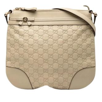Gucci Pre-owned Cross Body Bags, female, Beige, Size: ONE SIZE Pre-owned Mayfair Crossbody Bag