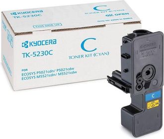 Kyocera Cartucho De T&oacute;ner Kyocera Tk-5230c, Original, Cian, 1 Unidad, 0t2r9cnl