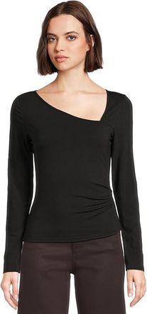 Paige Leonna Top Womens Clothing Black : XL, Jersey/Polyester/Spandex