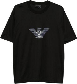 Emporio Armani Black Graphic Logo T-Shirt