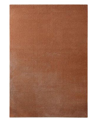 Esprit Alfombra tejida terciopelo corto ladrillo 140x200