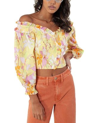 Hale Bob Smocked Top