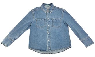 Bally Mens Denim Jacket In Light Blue