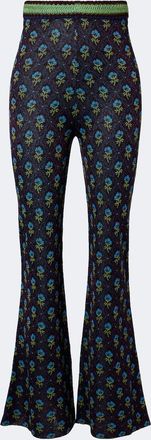Etro Floral jacquard flared pants