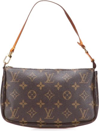 Louis Vuitton Borsa a spalla Pochette Accessoires con monogramma 2001 - Marrone