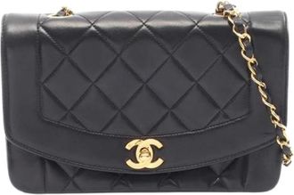 Chanel Pre-owned Vintage Classic Flap Crossbody - Dames - Vintage Schoudertas - Zwart - ONE Size - Leer - Vintage