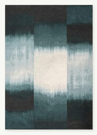 Novatrend Alfombra moderna tejida plana Azul 170x240 cm