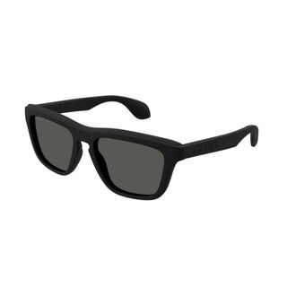 Gucci Zwart Grijs Zonnebril Gg 1571S 001 - Heren - Zonnebrillen - Zwart - 55 MM - Accessoires