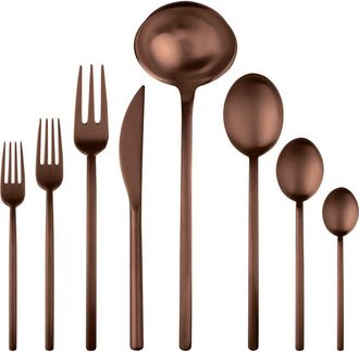 Mepra Due Flatware Set - 43 Pieces in Ice Bronze at Nordstrom