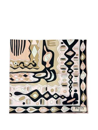 Emilio Pucci Foulard 90X90 Silk Twill