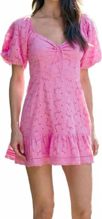 Saltwater Luxe Lavina Mini Dress In Pink
