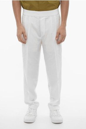Neil Barrett Double-Pleat Slim Fit Pants with Elastic Waistband size 44