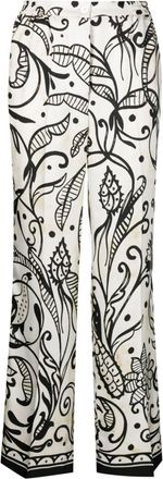 F.R.S. Printed Silk Trousers
