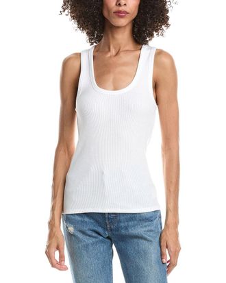 Theory Scoop Neck Rib Tank Top