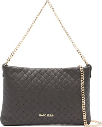 Marc Ellis quilted chain-strap cross body bag - women - Calf Leather - One Size - Brown
