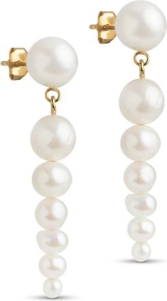 Enamel Copenhagen Enamel Copenhagen, Accessoires, Dames, Wit, ONE Size, Gouden Auto Oorbellen, Elegante Dagelijkse Keuze