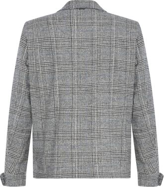 Herno Mens Blazer Gray Wool Jacket